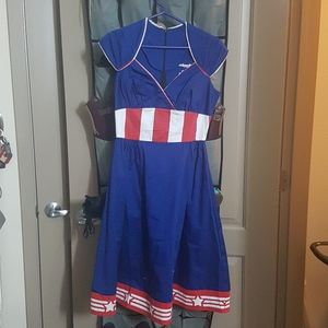NWOT Thinkgeek Captain America Dress